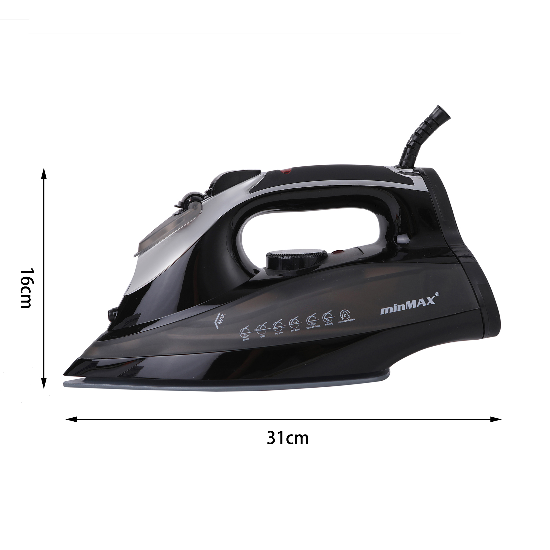 minMAX cross-border exclusive household electric iron 5008 European standard handheld electric iron in stock Specification image