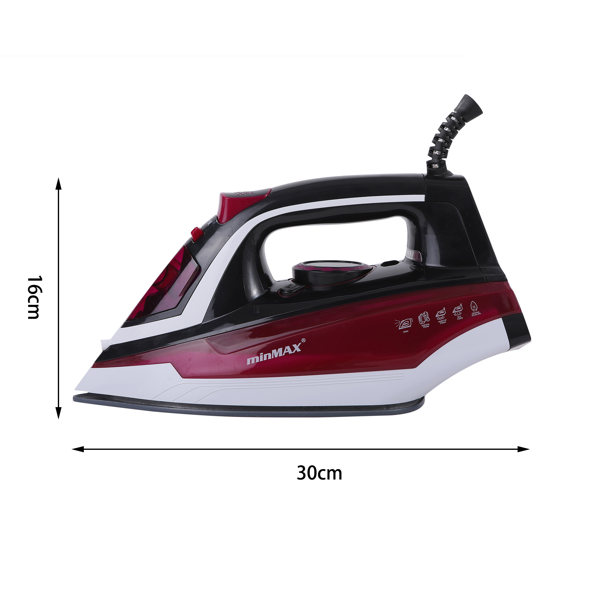 minMAX crossover especial hogar cuchara de plancha eléctrica 6668 euro calibre de mano en stock Specification image