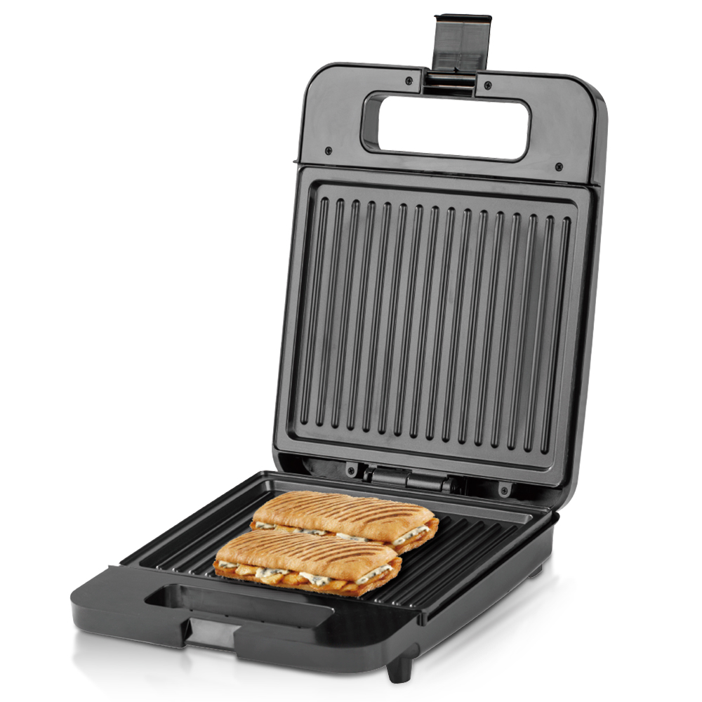RAF Home Steakmachine, hamburger machine, egg frying machine, Panini sandwich machine, bread breakfast barbecue machine, R.586 Specification drawing