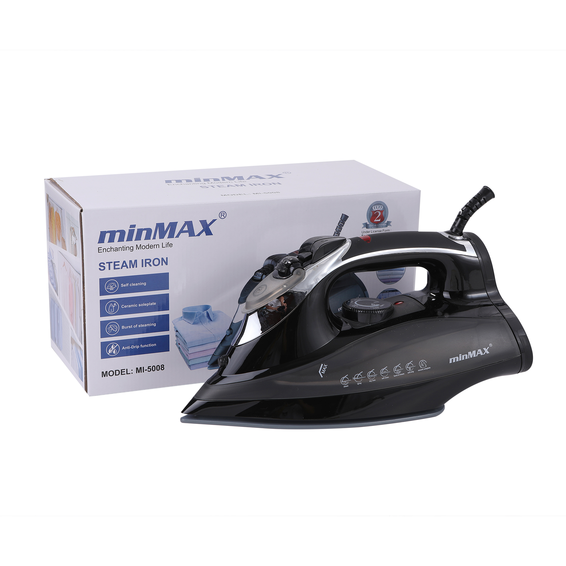 minMAX cross-border exclusive household electric iron 5008 European standard handheld electric iron in stock Application Scenario