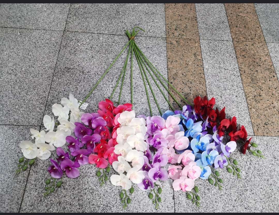 蝴蝶兰仿真花假花仿真花假花人造花
