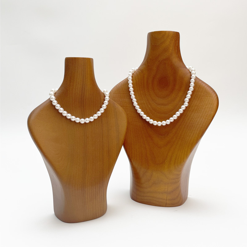 Zhihua Ash jewelry Display Stand, solid wood jewelry stand, jewelry display stand, Pearl Necklace stand Specification image