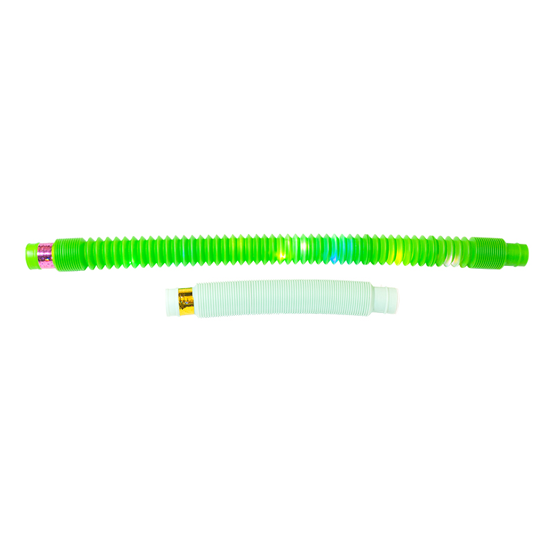 Children's toy, telescopic flash tube, multicolor.白底实物图