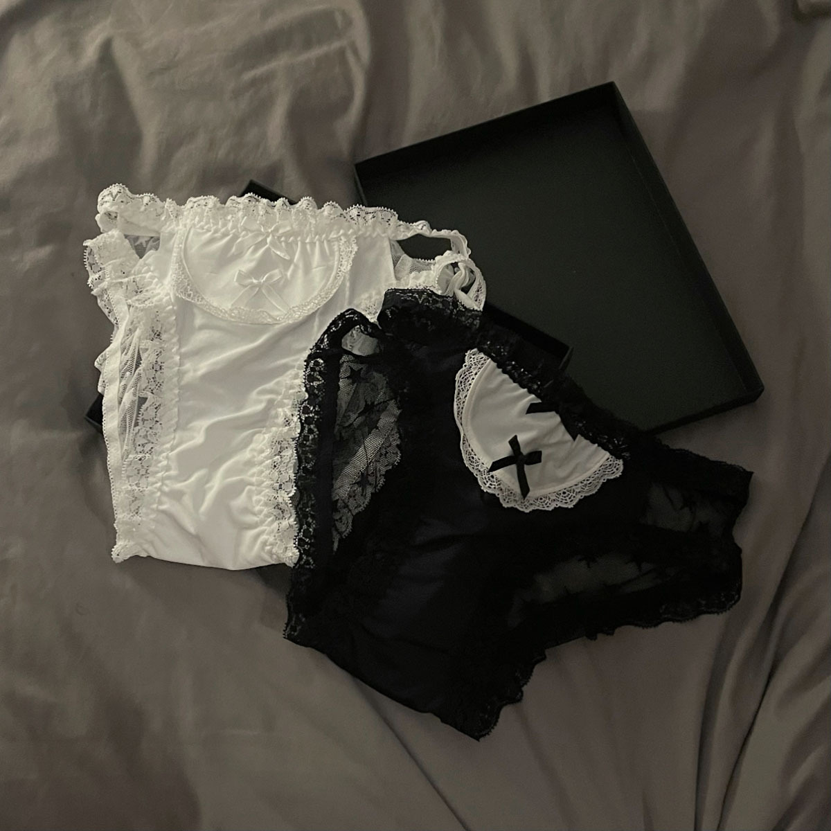 纯欲风性感丁字裤女日系透明兔尾巴火辣诱惑蕾丝情趣内裤T裤低腰详情7