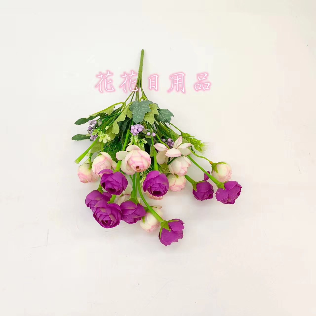 Artificial Flower Fake Flower Bonsai Single 10 Fork Flower Buds Decorative Wall Hanging Vase Decoration Pieces Application Scenario