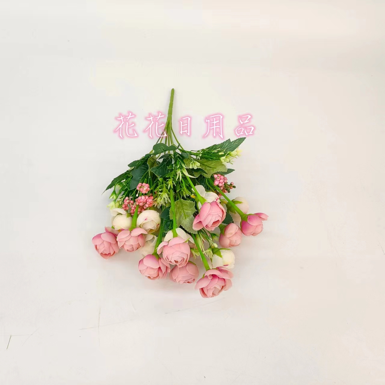 Artificial Flower Fake Flower Bonsai Single 10 Fork Flower Buds Decorative Wall Hanging Vase Decoration Pieces Item Picture
