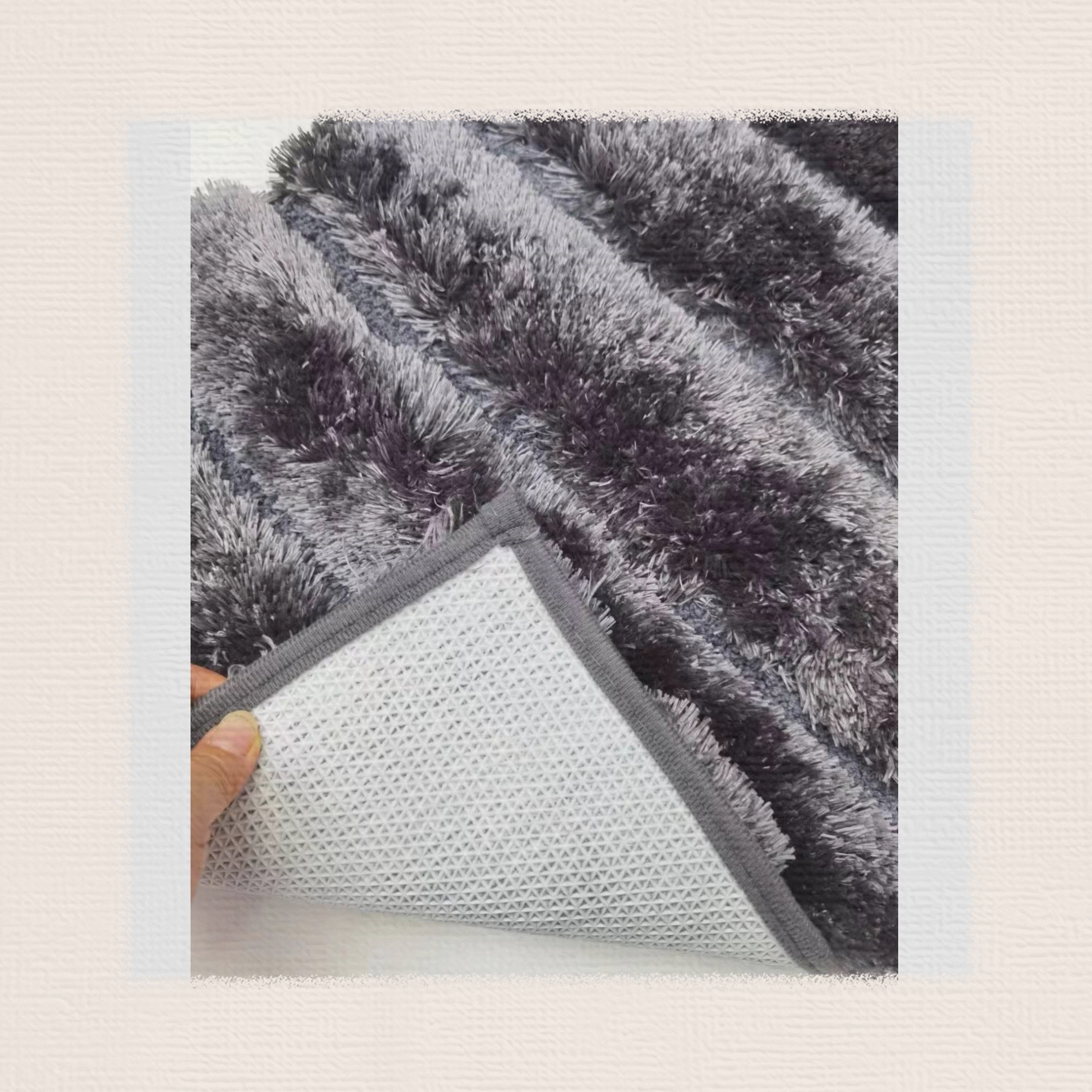 New puff carpet anti-slip mat, bathroom mat, kitchen mat, door mat, foot mat, carpet floor mat, bed mat, size 40*60cm Specification drawing