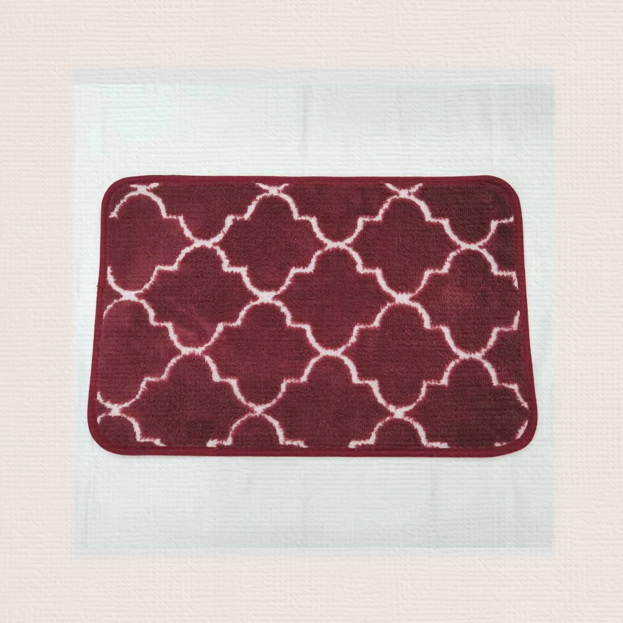 New polyester wavy jacquard floor mat, door mat, foot mat, anti-slip mat, carpet, kitchen mat, bathroom mat, balcony mat, size 38*58cm Application Scenario