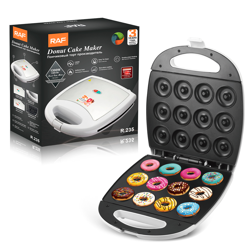 RAF European-style cross-border home doughnut breakfast machine, popular mini cake and round cake machine, light food machine for baking details Picture