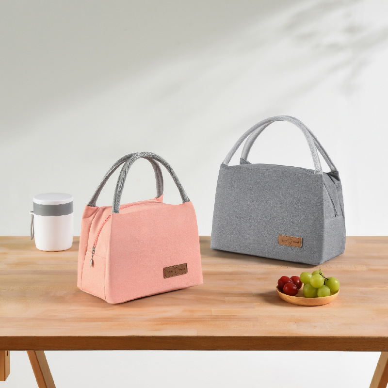 手提保温袋手拎加厚便当包阳离子学生饭盒袋大容量上班午餐包 
