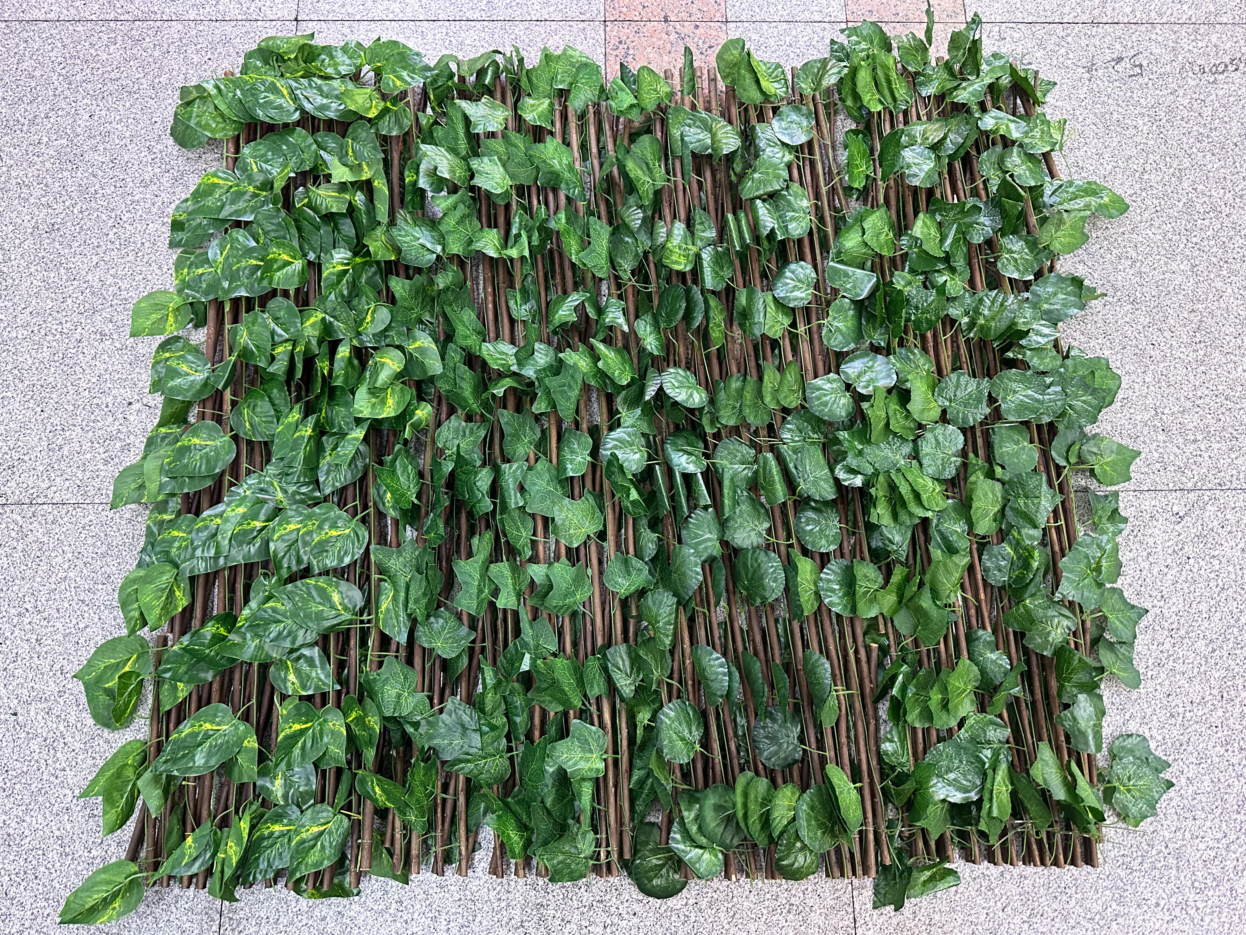 仿真庭院花园装饰阳台绿植栅栏木围栏伸缩拉伸竹篱笆花架