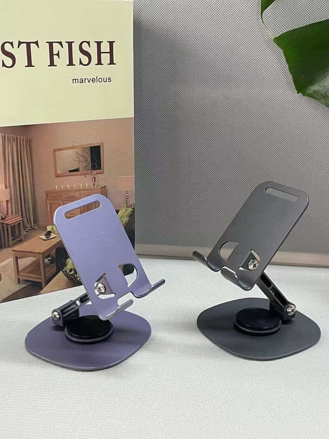 Multi-functional desktop metal stand, mobile phone stand, portable stand, folding stand details Picture