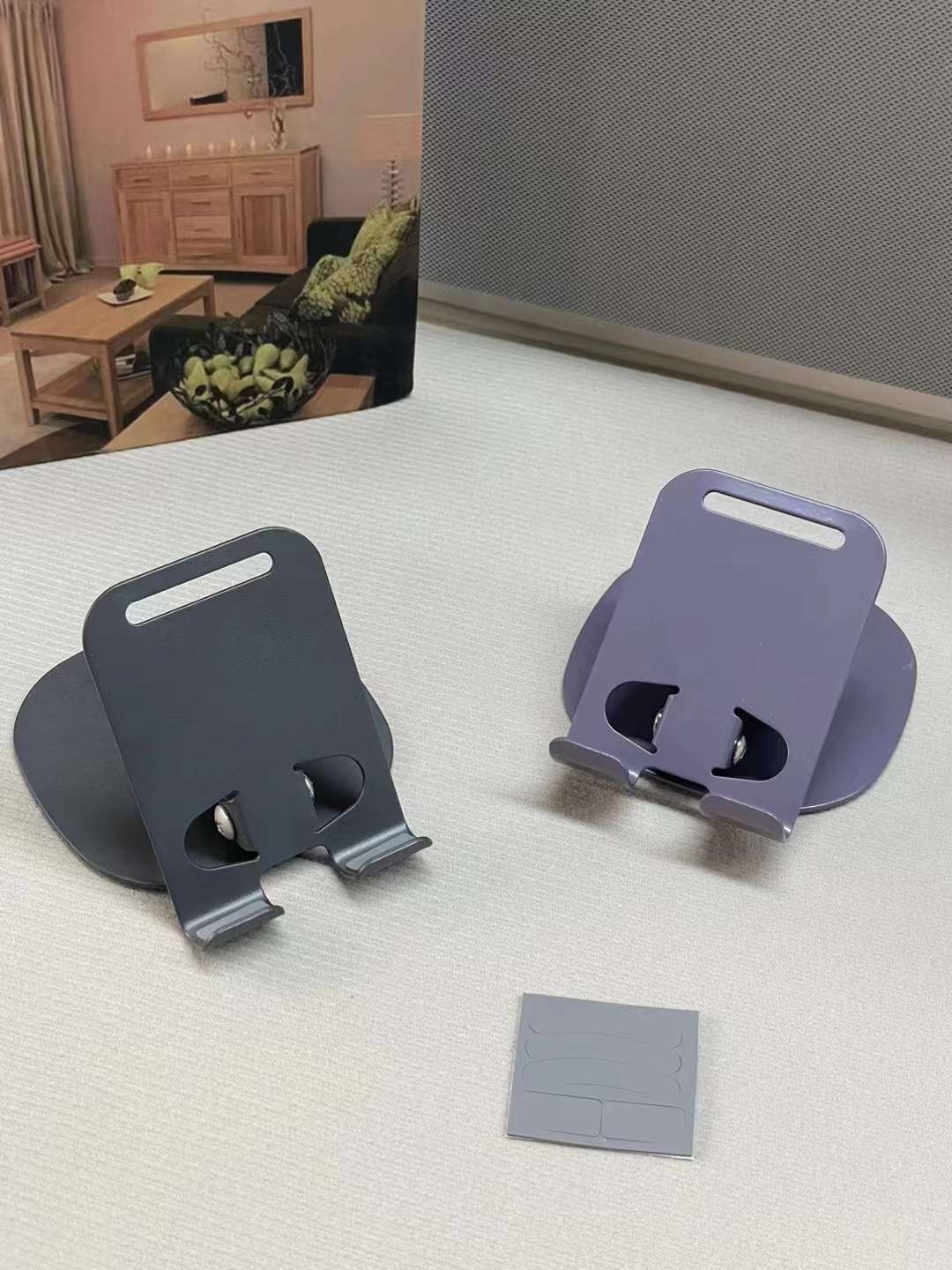 Multi-functional desktop metal stand, mobile phone stand, portable stand, folding stand pic 4