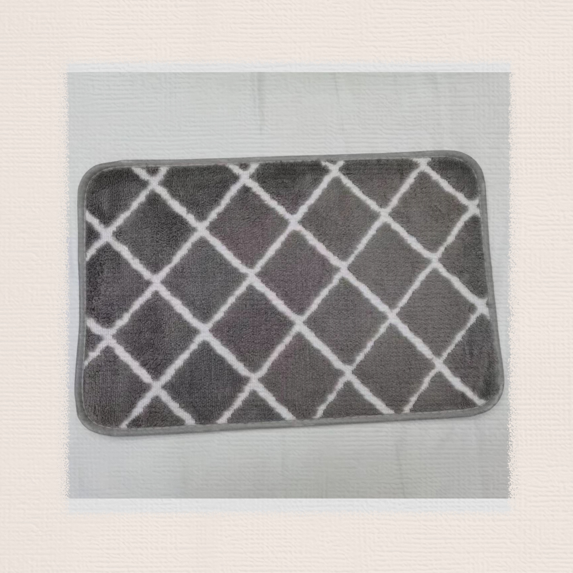 New polyester mesh jacquard floor mat, door mat, foot mat, anti-slip mat, carpet, kitchen mat, bathroom mat, balcony mat, size 38*58cm Item Picture