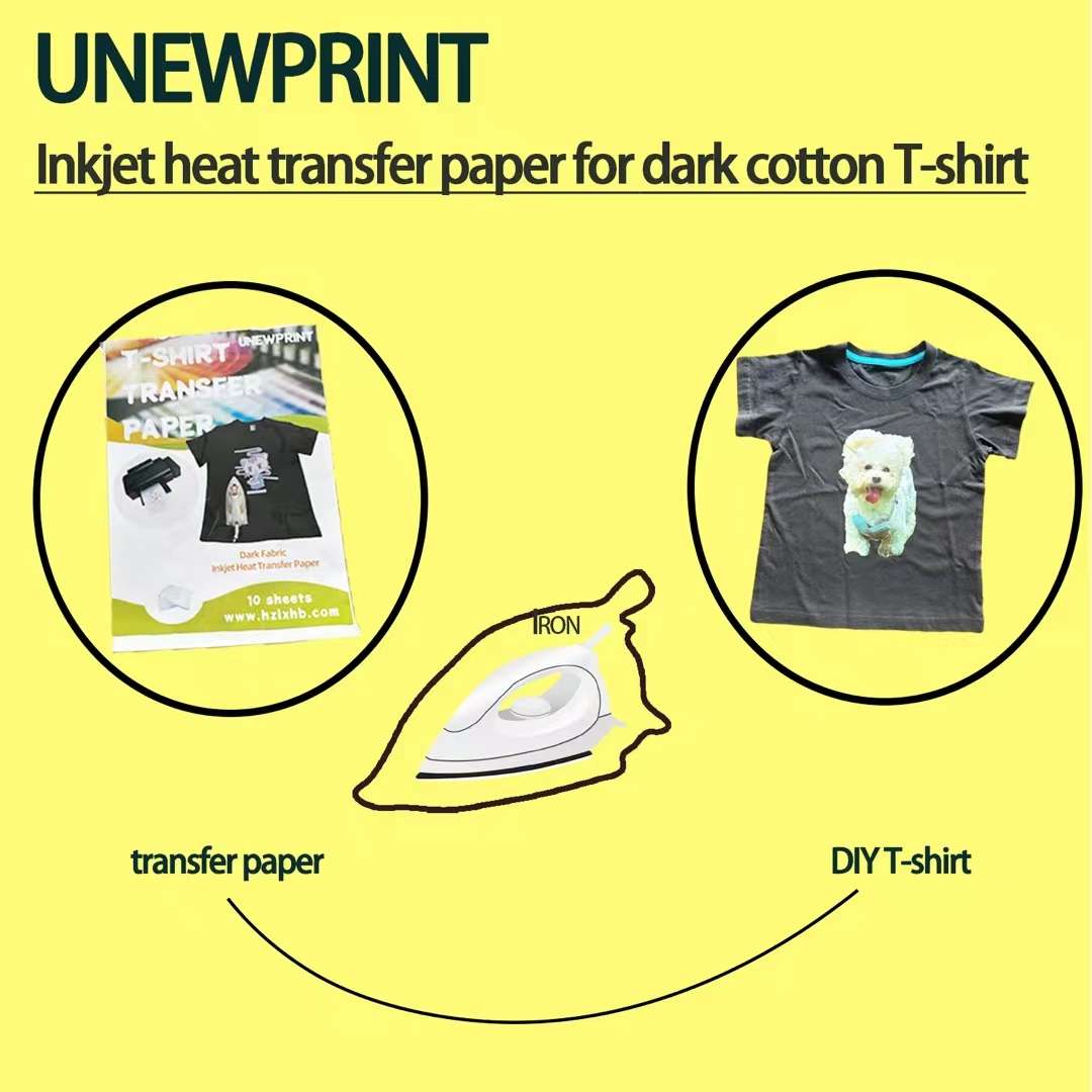 Light Color Heat Transfer Paper A4 Iron Printing T-Shirt Transfer Paper