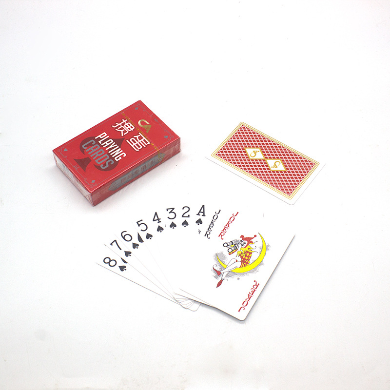 掼蛋塑料扑克牌PVC33S全新料双面细沙单付娱乐游戏专用扑克牌详情4