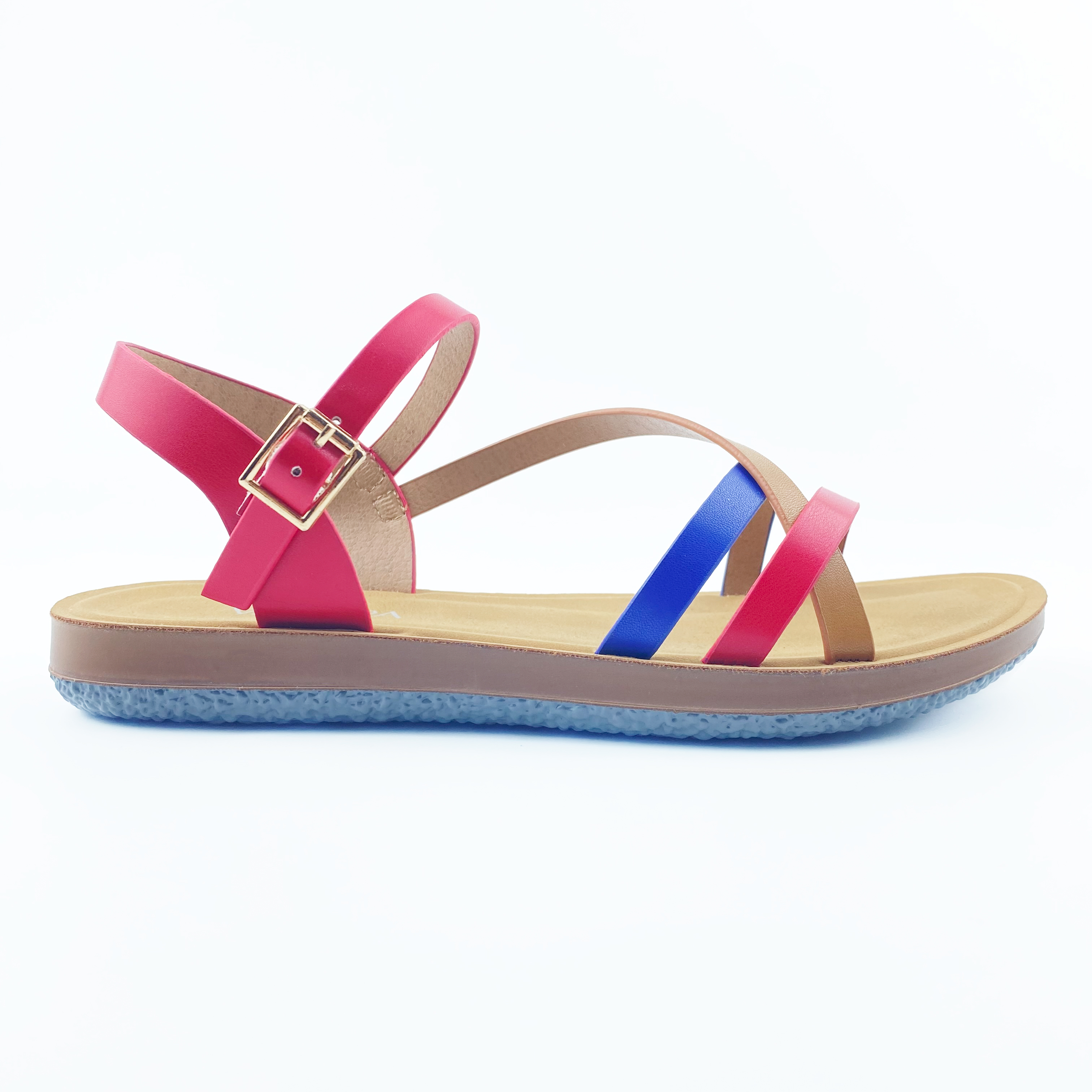 Foreign Trade Custom Fashion Casual Women's Sandals Comfortable Women's Sandals Color Ribbon New Sandals New Trend Casual Sandals Women Design details Picture