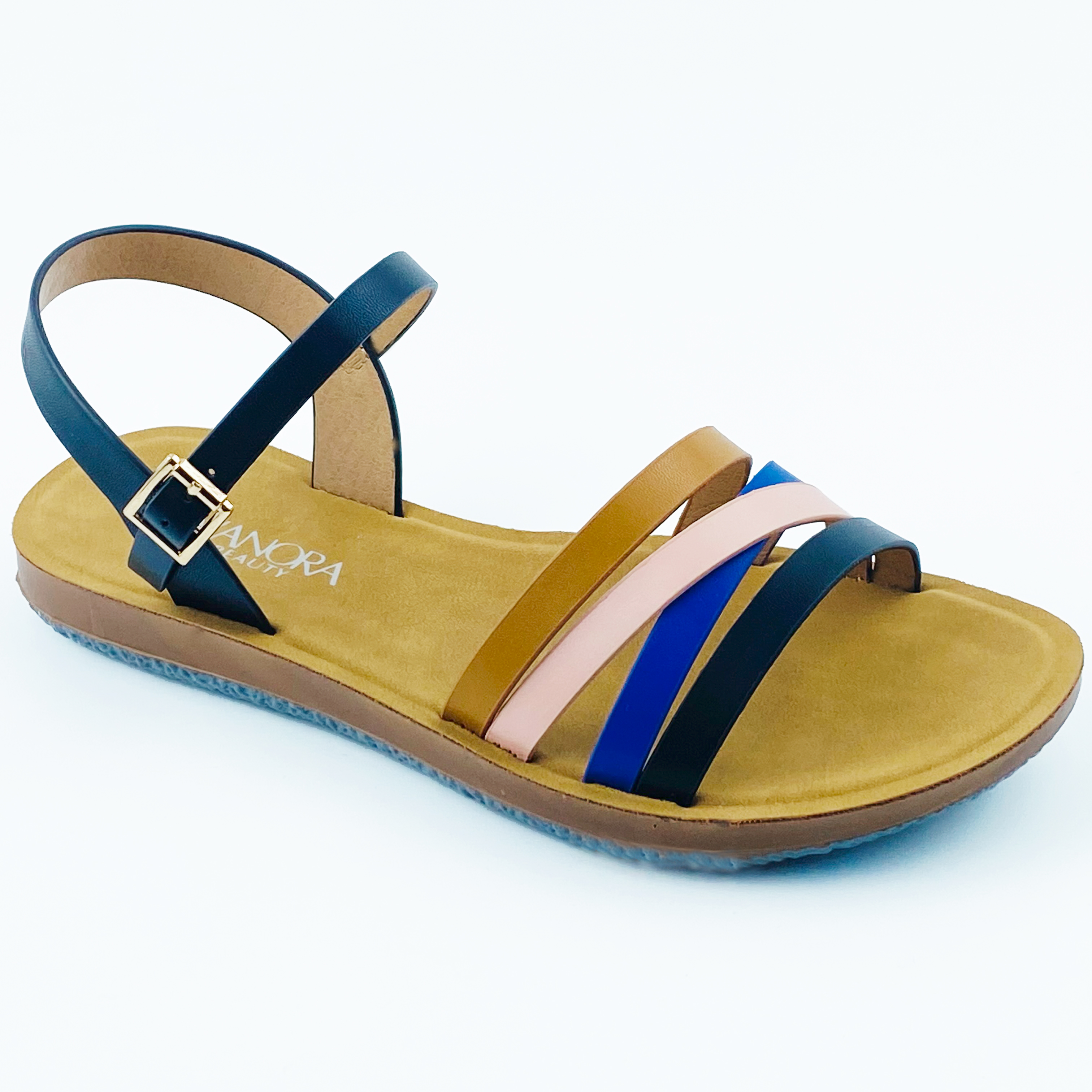 Foreign Trade Custom Fashion Casual Women's Sandals Fashion Comfortable Women's Sandals Color Ribbon New Sandals New Trend Casual Sandals Women Design