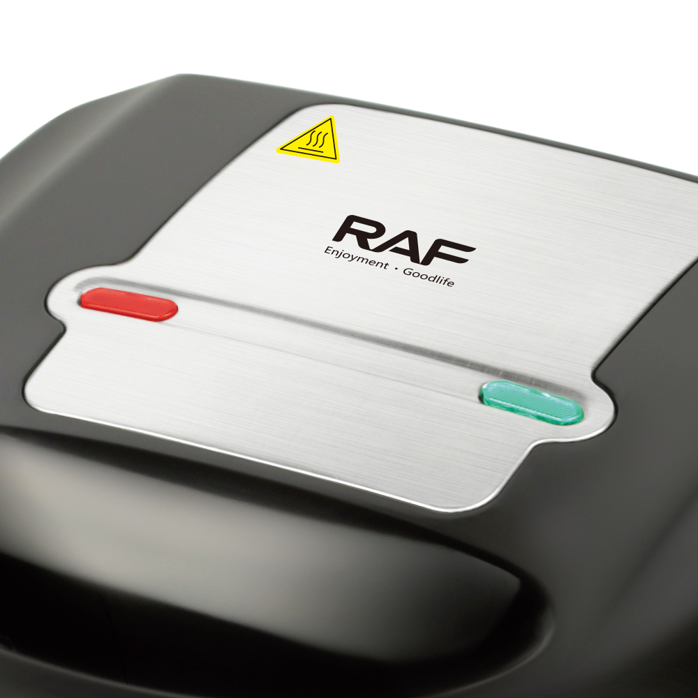 RAF European-standard cross-border five-in-one sandwich machine, breakfast machine, double-sided heating, multi-functional toaster and waffle maker R.2690 Specification drawing