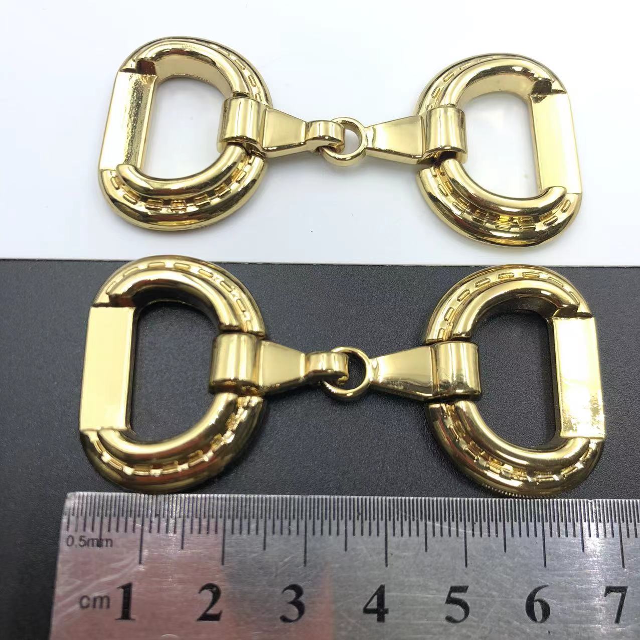 高品质新款金属鞋扣 锌合金装饰链条 五金配件 鞋扣件 装饰扣 鞋花 鞋扣 详情4