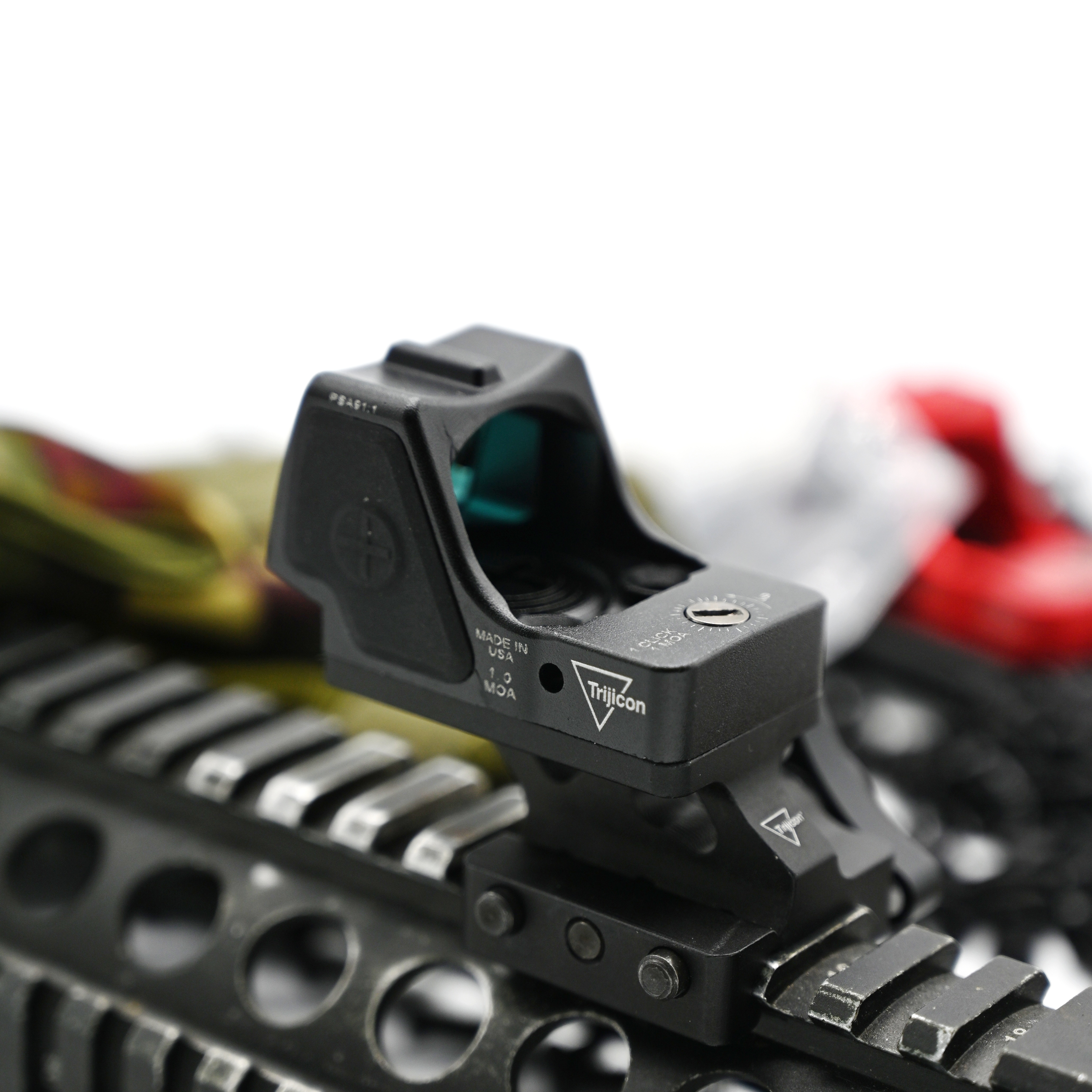 New adhesive holographic RMR silver film green dot HD red film red dot holographic sight Specification image