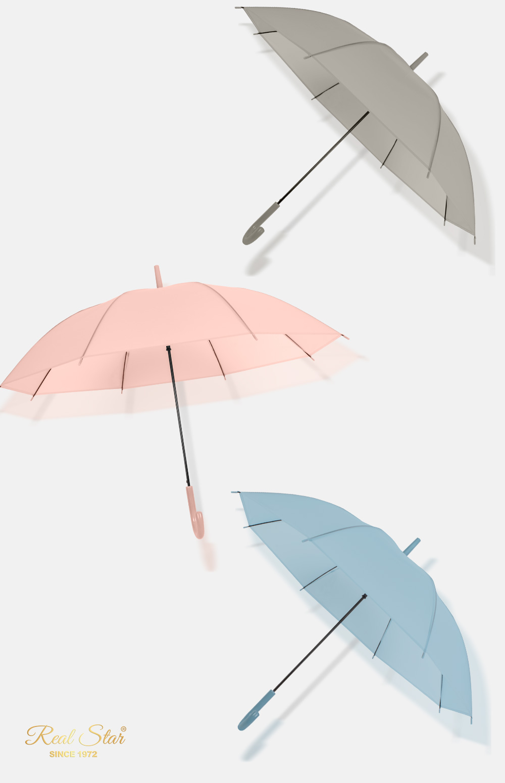 Xingbao Umbrella RST945 Japanese and Korean quality plastic umbrella, ins style umbrella, long handle umbrella, PVC frame umbrella pic 5