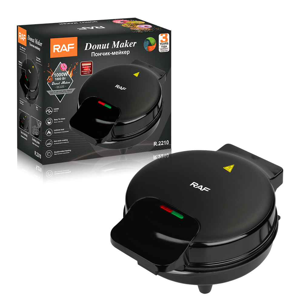 RAF cross-border European and American standard home doughnut machine, breakfast machine, internet-famous mini cake and round cake machine, light food machine, baking R.2210 details Picture