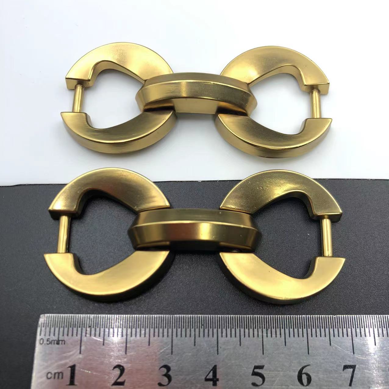 高品质新款金属鞋扣 锌合金装饰链条 五金配件 鞋扣件 装饰扣 鞋花 鞋扣 详情3