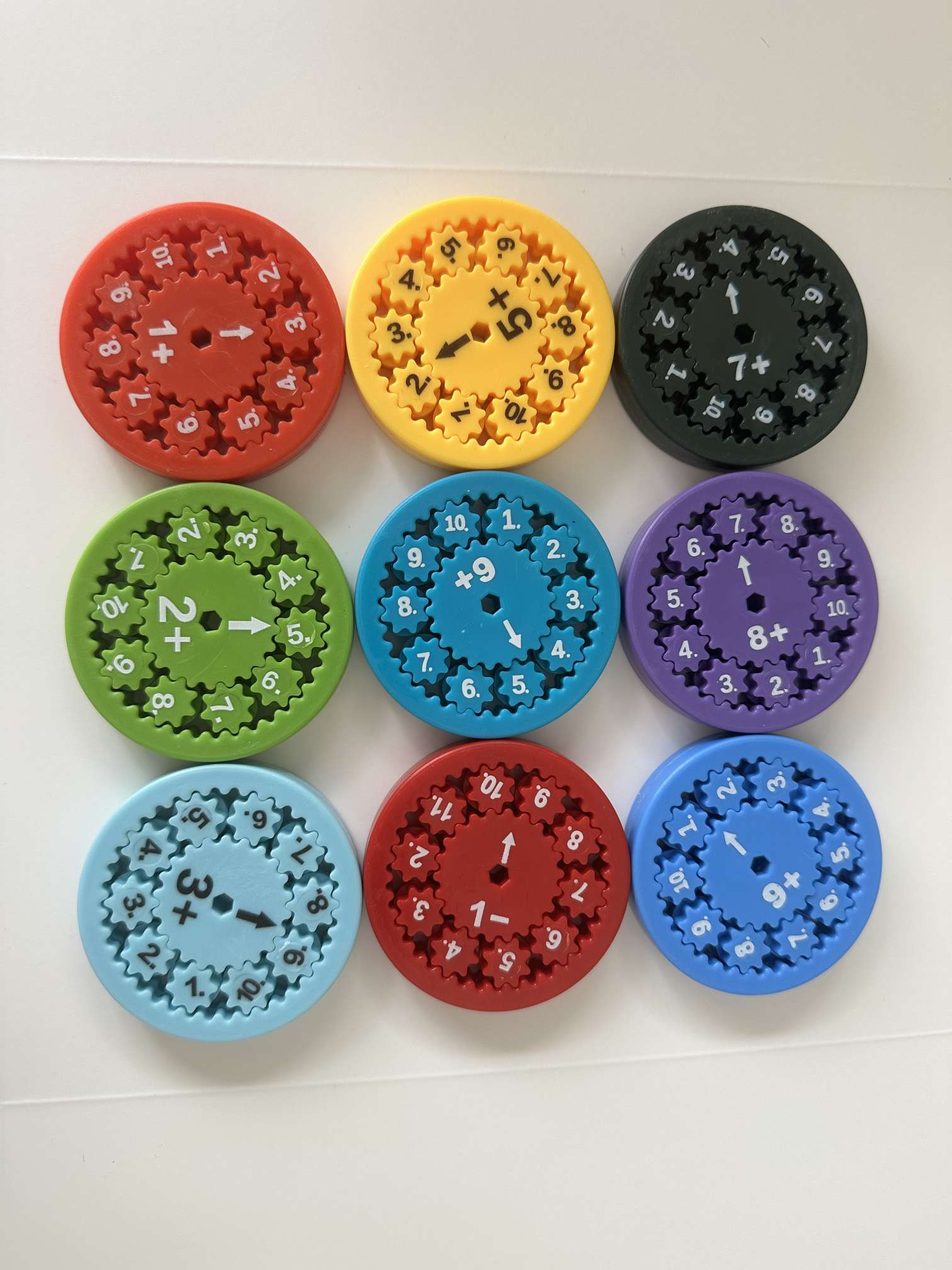 益智玩具益智游戏数字陀螺游戏加减乘除法玩具小孩大人玩具产品图