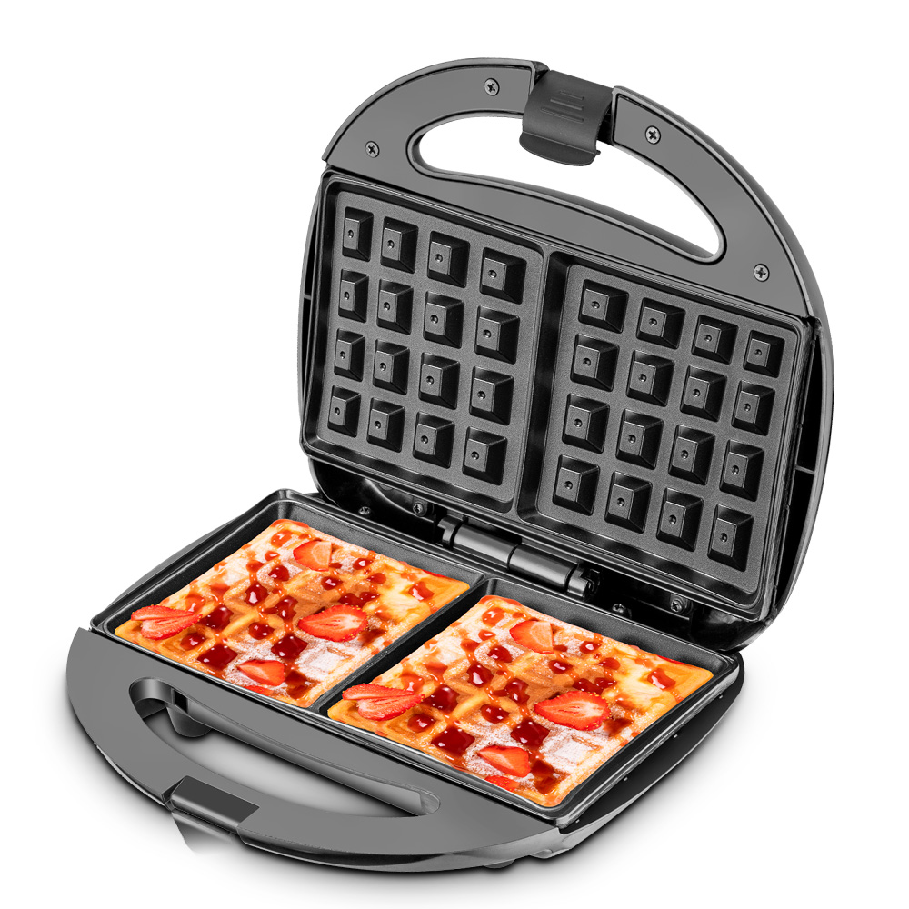RAF European Standard cross-border household double-sided breakfast machine, waffle heating machine, cake machine, sandwich machine, multi-functional light food R.546H Specification image