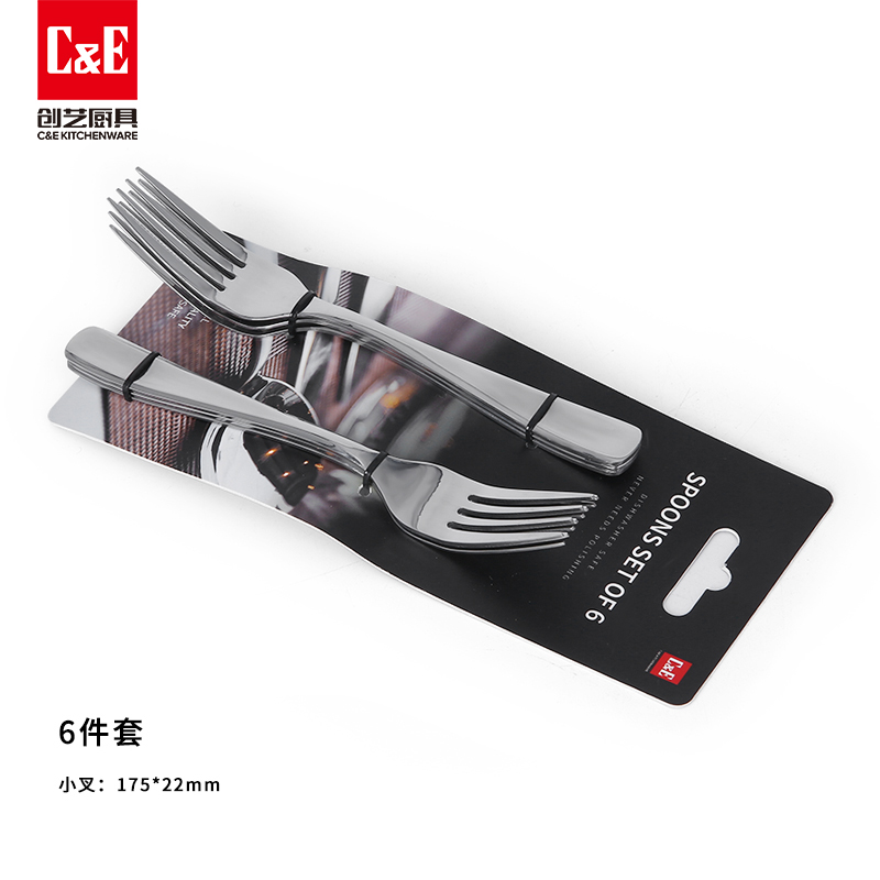 C&E Creative 6-piece set of stainless steel tableware, portable storage, kitchenware, hotel, restaurant, household wholesale Application Scenario