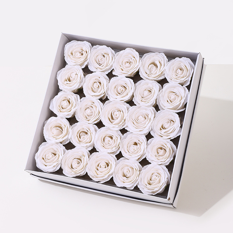 Artificial flower awakening rose soap flower head, diy flower bouquet gift, semi-finished flower art material soap flower head Application Scenario