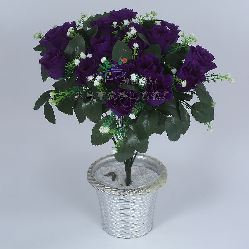 MS-065 Maisha Flower Sheets, Qingming Festival Flowers, tomb-sweeping flowers, Sacrificial Flowers, Cemetery Flower arrangements, Artificial flowers, 60g, No. 2 pattern buds