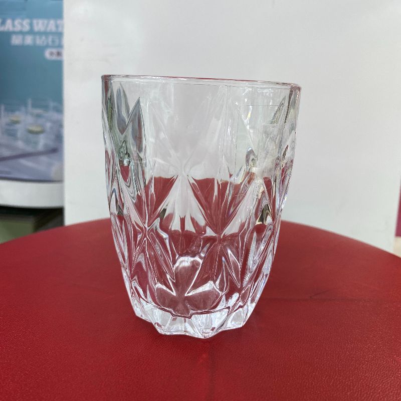 家用玻璃水杯套装透明加厚耐热泡茶杯喝水杯子果汁杯牛奶杯啤酒杯