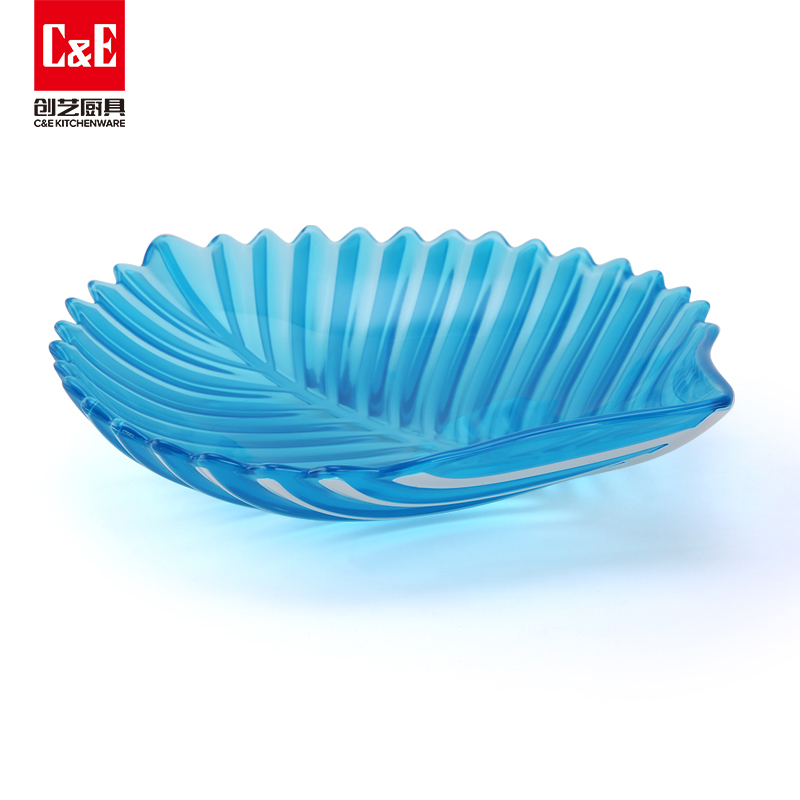 C&E创艺家用水果盘新款树叶盘子零食坚果收纳盘厂家批发详情4