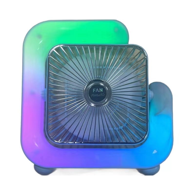 Square dazzle fan