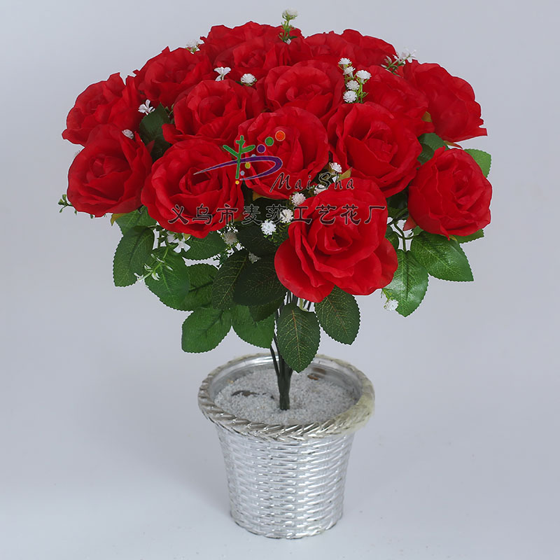 الأزهار المقلدة من طراز MS-068 MCA في غرف النوم تحتوي على 60 غراماً من الريع الثري details Picture
