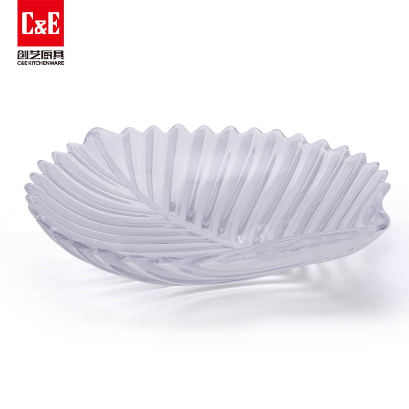 C&E创艺家用水果盘新款树叶盘子零食坚果收纳盘厂家批发详情6