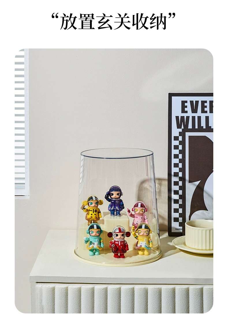 Y125-80盲盒收纳展示架泡泡玛特展示盒公仔玩偶亚克力透明防尘柜泡泡玛特盲盒详情图10