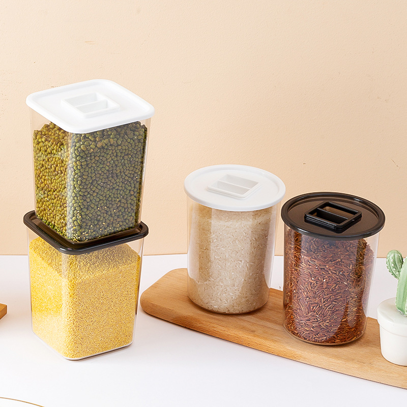 H46-2504B Kitchen Sealed dry goods storage tank for Grains, Snacks and dry goods, sealed moisture-proof storage box Specification image