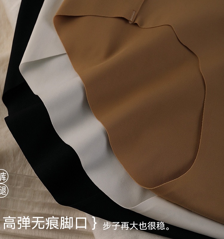 新款女士三角裤高弹无痕脚口棉裆内裤 时尚字母腰头360包臀内裤详情9