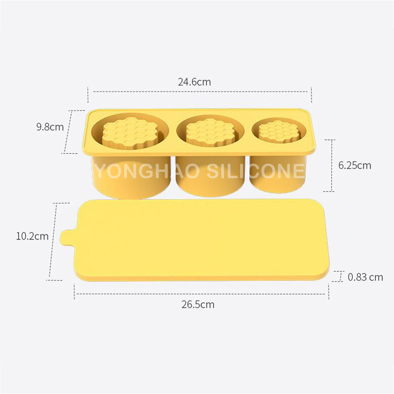 冰格/冰球模具/硅胶冰格冰盒/折叠冰壶/33冰格白底实物图