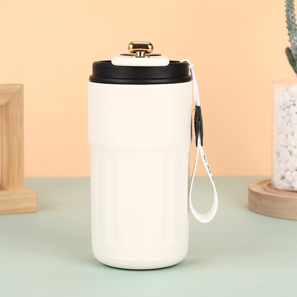 New smart temperature-measuring coffee cup, 304 stainless steel insulated cup, portable car travel gift cup, water cup pic 15