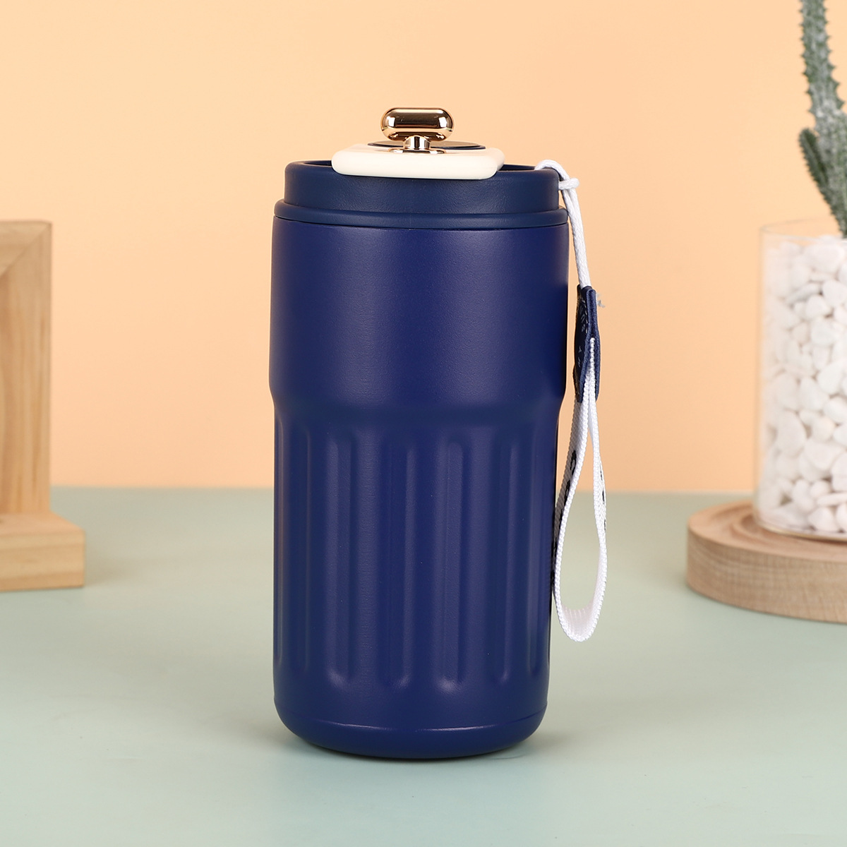 New smart temperature-measuring coffee cup, 304 stainless steel insulated cup, portable car travel gift cup, water cup pic 14