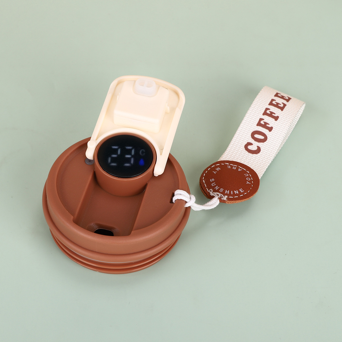 New smart temperature-measuring coffee cup, 304 stainless steel insulated cup, portable car travel gift cup, water cup pic 7