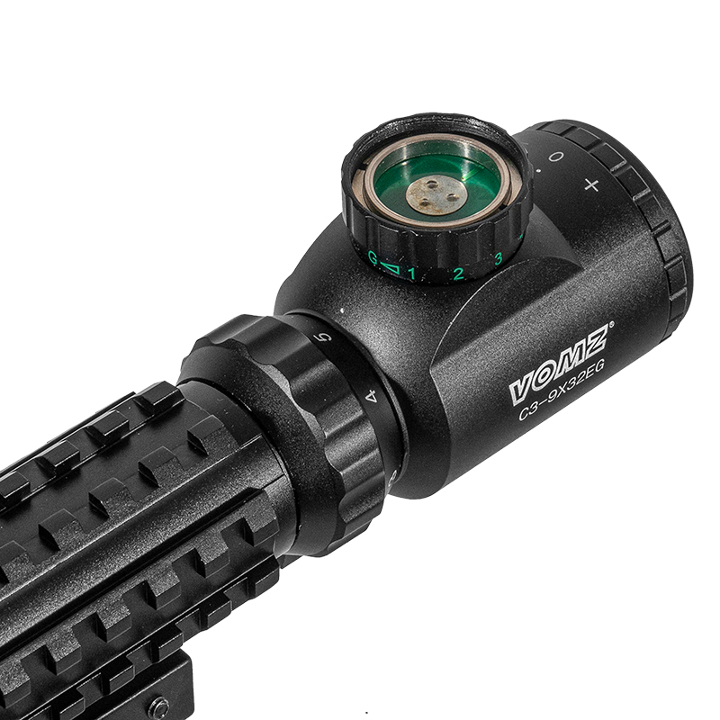 3108 火狼 VOMZ 3-9X32鱼骨瞄五线船型分化变倍高清瞄准器瞄准镜十字镜详情3