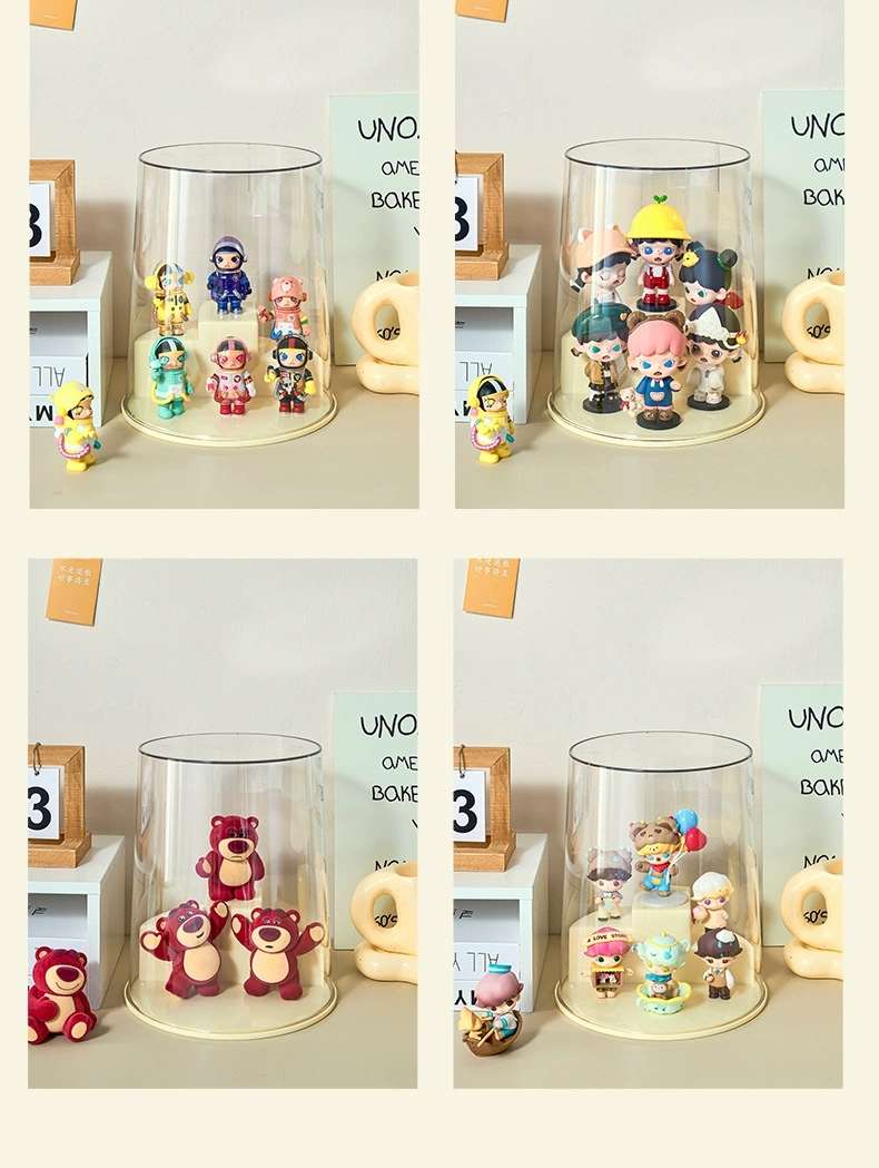 Y125-80盲盒收纳展示架泡泡玛特展示盒公仔玩偶亚克力透明防尘柜泡泡玛特盲盒详情图7