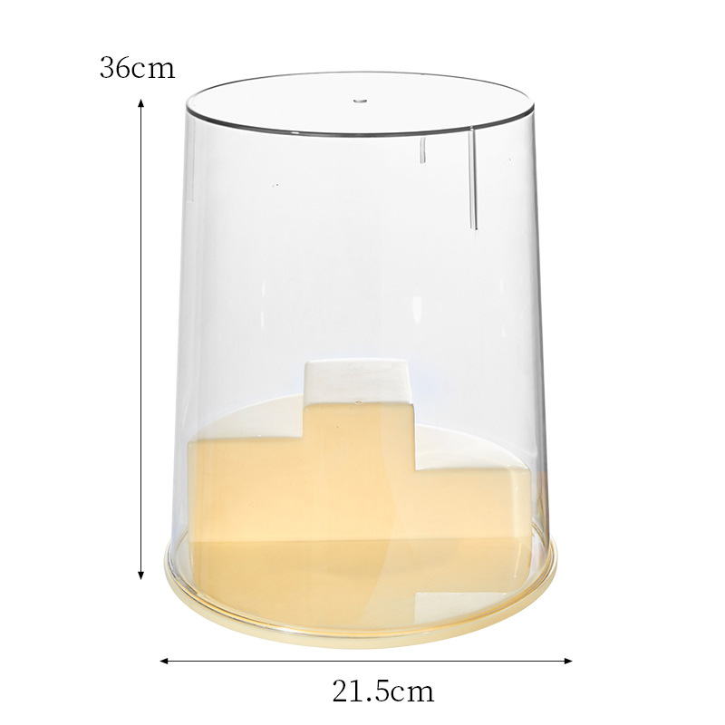 Y125-80盲盒收纳展示架泡泡玛特展示盒公仔玩偶亚克力透明防尘柜泡泡玛特盲盒白底实物图