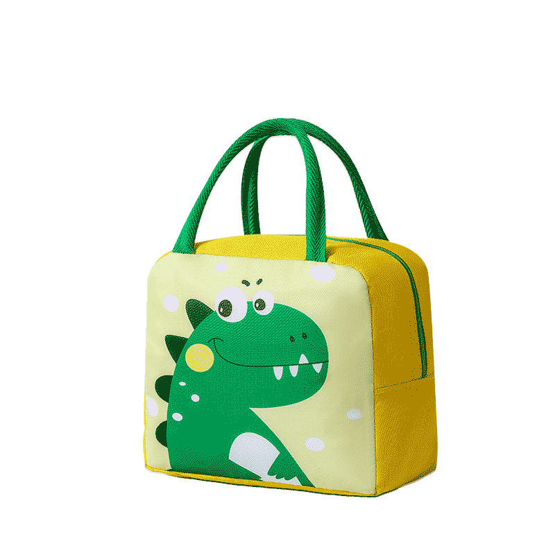 New children's hand-held lunch box bags, cute cartoon bento bags, student lunch bags, insulated bento bags detail image 11