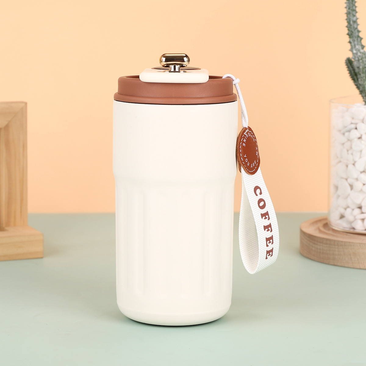 New smart temperature-measuring coffee cup, 304 stainless steel insulated cup, portable car travel gift cup, water cup pic 11